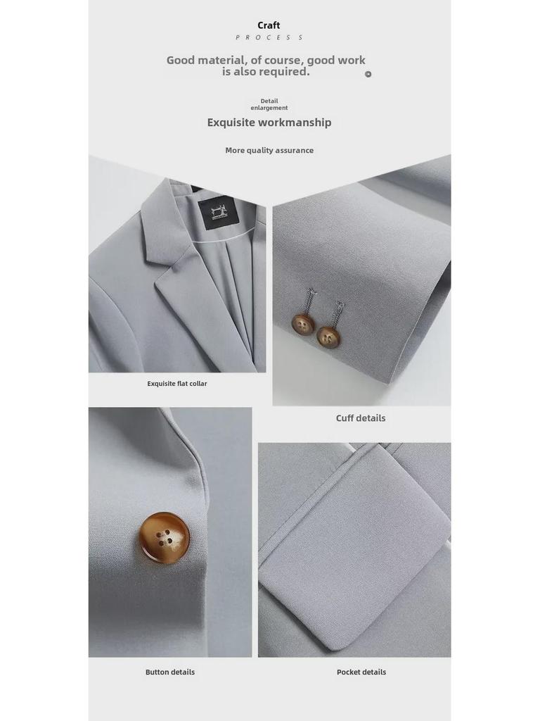 2023 Мужской модный широкий повседневный костюм осень/зима