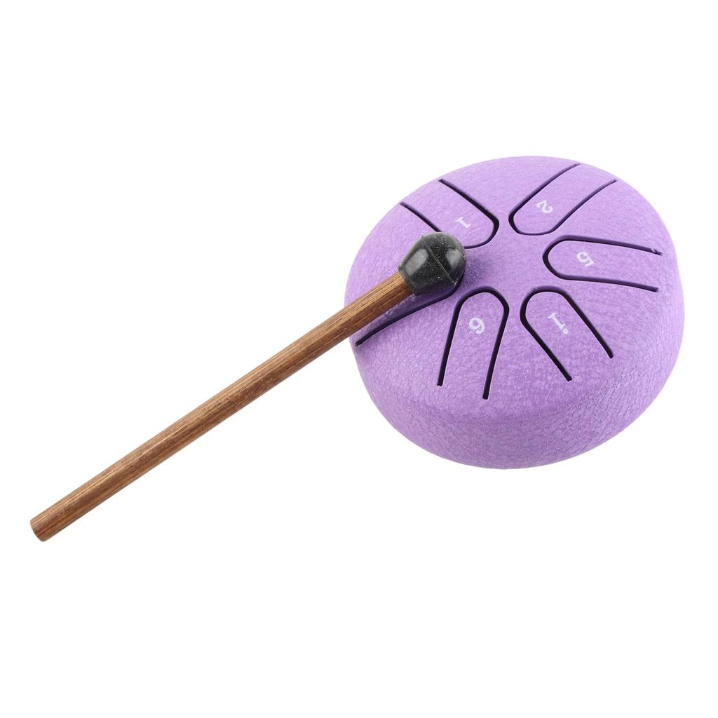 Handpan Drum Professional Mini 6 Note Worry Free Tongue Drum перкуссионный инструмент с барабанными палочками