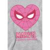 Spider-Man Childrens/Kids Comics Heart Pull Over Hoodie