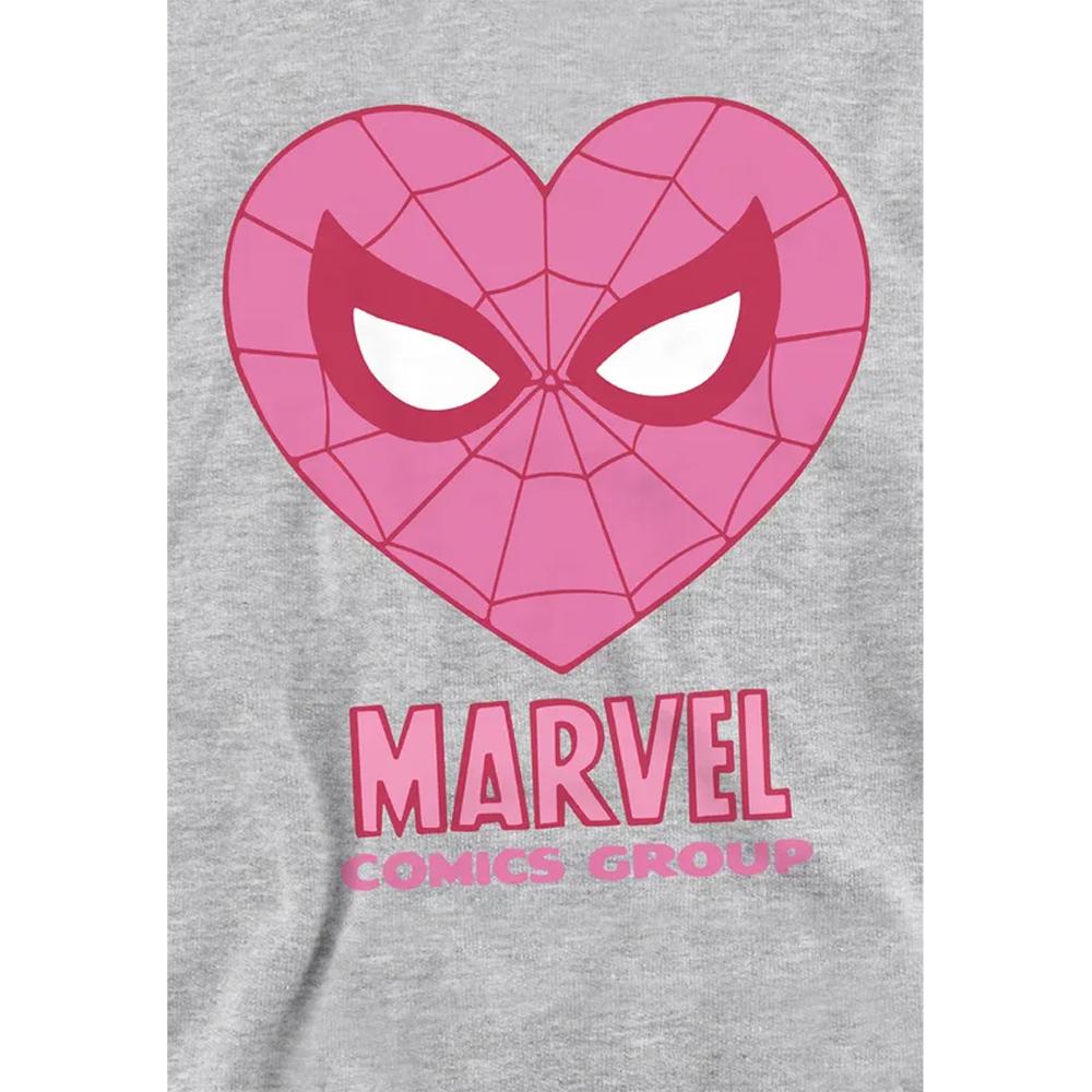Spider-Man Childrens/Kids Comics Heart Pull Over Hoodie