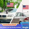 Прочный Автомобильный Держатель Флага на Присоске - Универсальный Держатель для Фургонов, Автомобилей, Мотоциклов, Легкая Установка Флагштока для Транспортного Средства S8D6