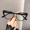 Cat Eye Eyeglasses Frame For Women Black Brand Design Eyewear Anti Blue Light Protection Computer Goggles Fashion Accessory 