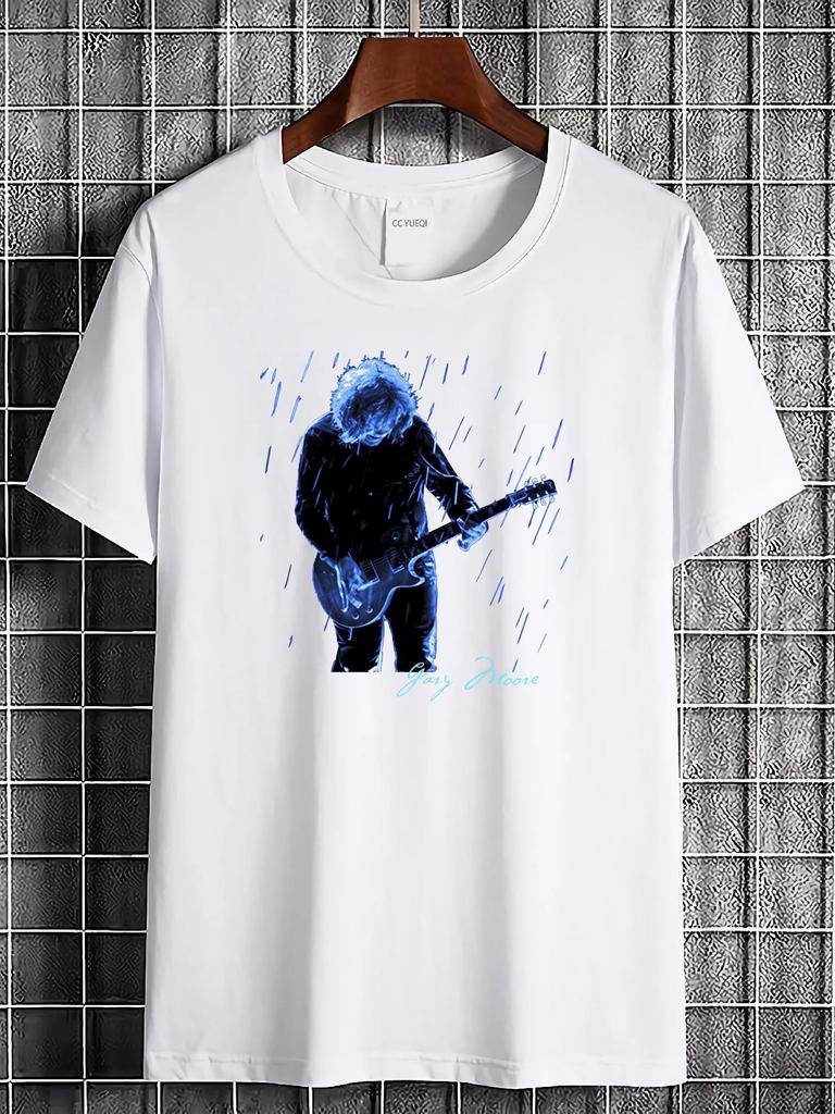 Commemorating Gary Moore Unisex All Sizes Pure Cotton Unisexs Tshirt Slightly Stretchy Soft And Comfortable