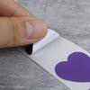 500Pcs/Roll Portable Seal Labels Package Label Sticker Mark Universal Love Heart Shaped