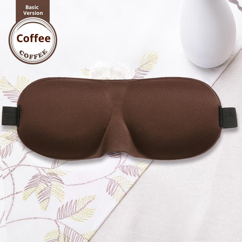Custom Logo Comfortable Breathable 3D Contoured Foam Eyemask 100% Blackout Eye Mask for Sleeping with Adjustable Strap