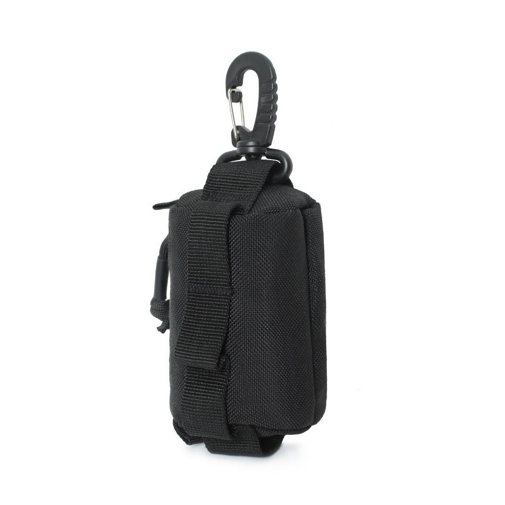 Small Men Sports Coin Purse Mountaineering Buckle Hanging Pouch Key Organizer Pouch Outdoor Leisure Card Holder Running