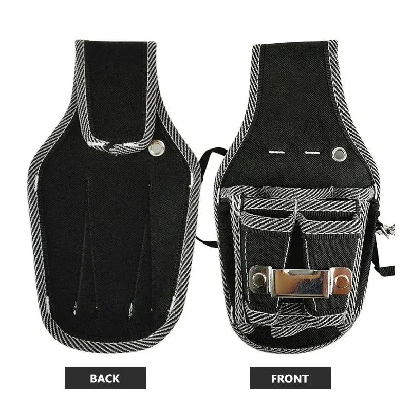 Nylon Electrician Tool Bag Multifunctional Waist Pocket Case Screwdriver Kit Holder with Pouch for Handyman Tool Belt