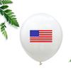 20 шт. 12-дюймовый фольгированный шар с дизайном флага США, набор круглых шаров из алюминиевой пленки для празднования, вечеринки, класса, выпускного, ребенка