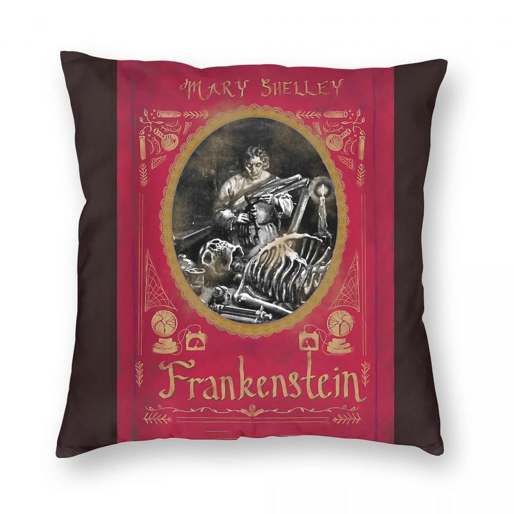 Frankenstein Mary Shelley Pillowcase Polyester Linen Velvet Pattern Zip Decorative Pillow Case Home Cushion Cover