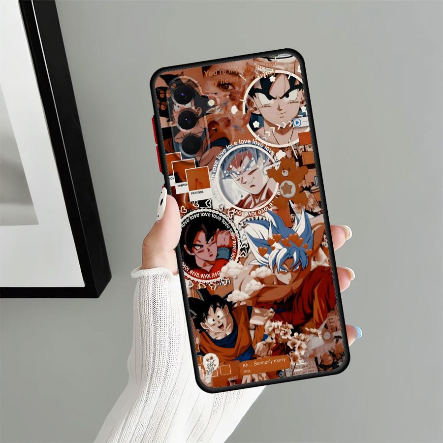 Задняя крышка-чехол для телефона Samsung Galaxy A52 A56 A73 A24 A34 A53 A25 A26 A21s A35 A36 A54 A22 Dragon Ball Веджета Арт