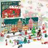 Building Christmas Block Blind Box Book Assembly Toy Puzzle Santa Xmas Gift