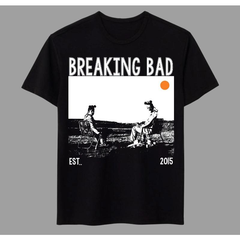 Breaking Bad Tv Series American Tv Tshirt Summer Unisex Loose And Breathable Cotton Tshirt Top