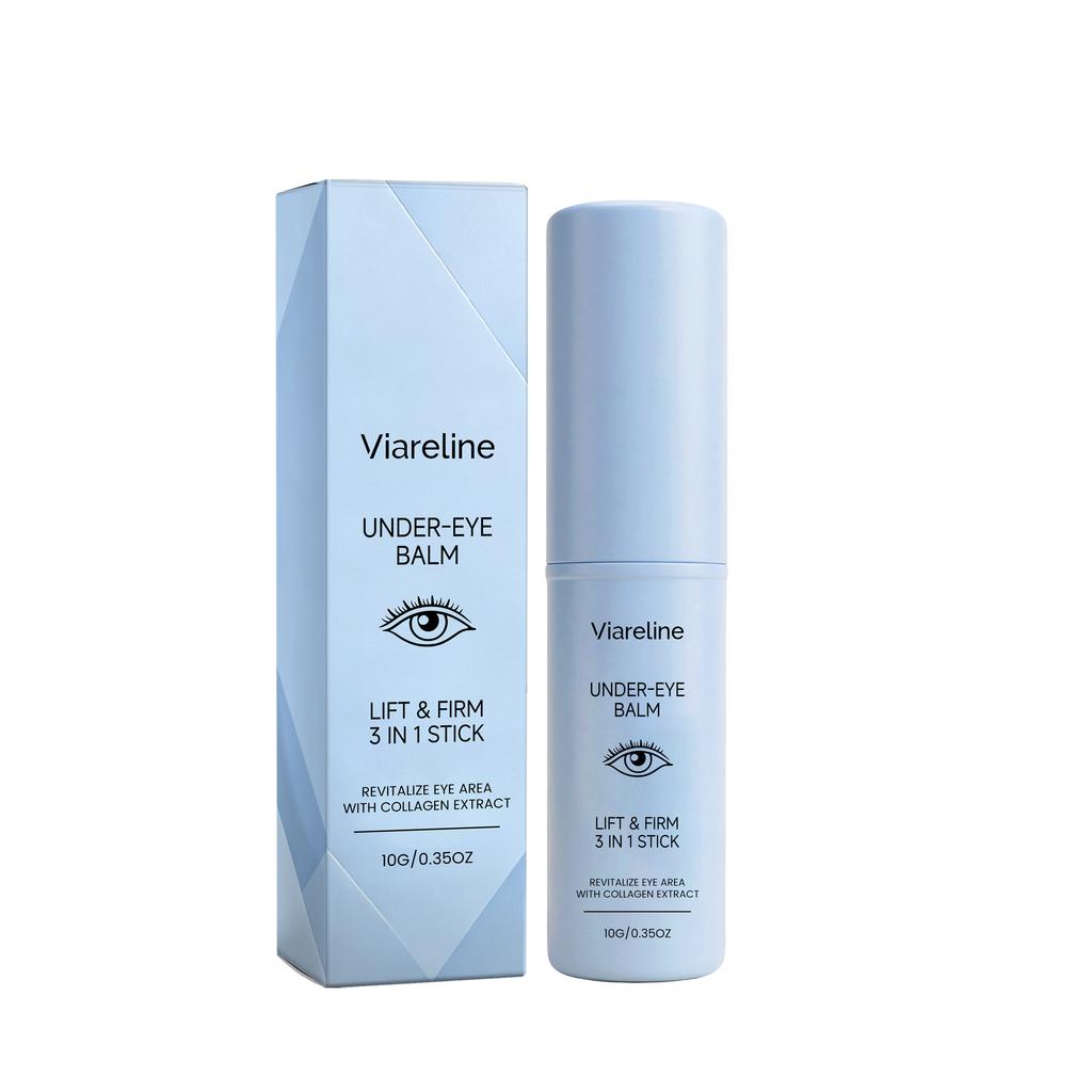 Viareline multi-effect eye cream stick moisturizes and cares for the skin around the eyes, portable eye skin care essence 10g