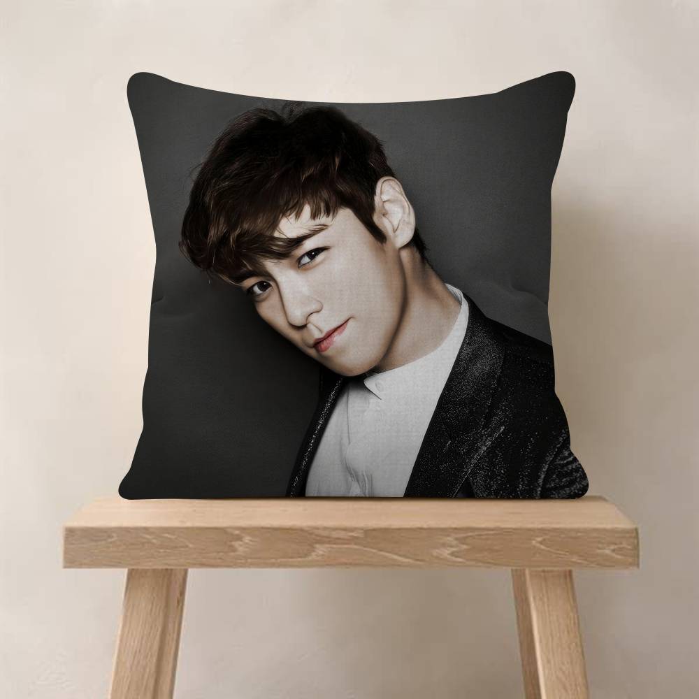 TTop Singer Choi Seunghyun Pillow Gifts Home Office Furnishings Bedroom Sofa Car Cushion Cover case 45x45cm