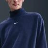 Nike Спортивная одежда Феникс Плюшевый пуловер Свободный воротник Удобная толстовка Женская толстовка HV2742-410