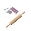 Pastry Set Cookie Cutters and Rolling Pin Ref. 9925950