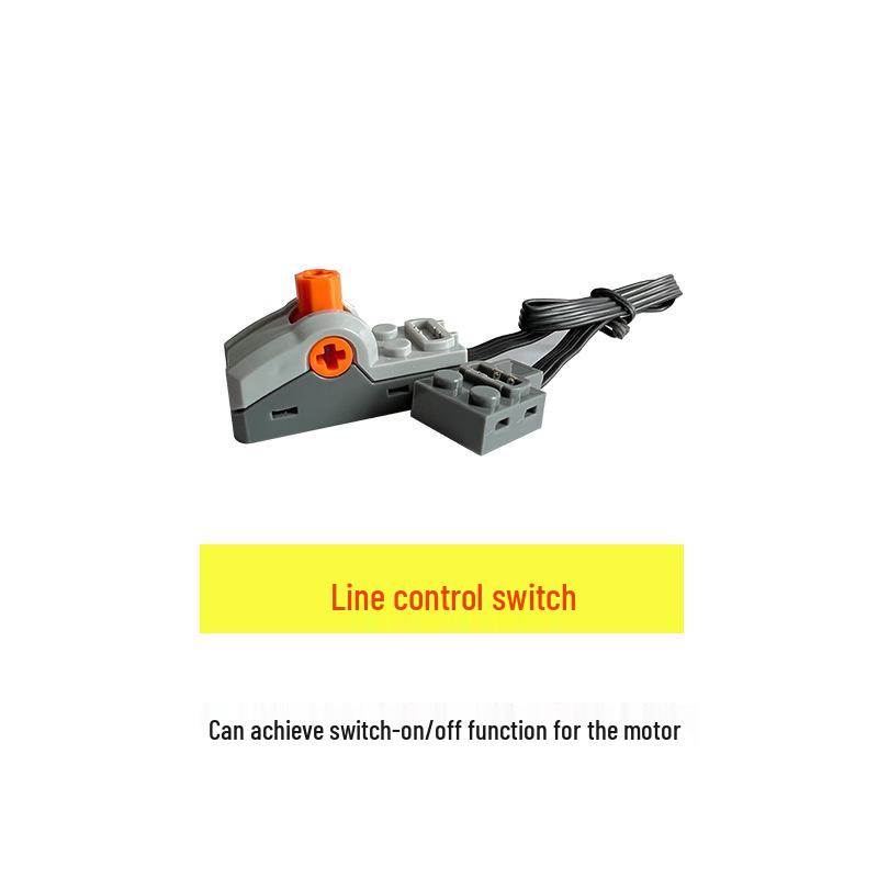 Пульт управления Высокоскоростной двигатель и Батарейный блок для кирпичиков Lego с черными, красными и светлыми модификациями