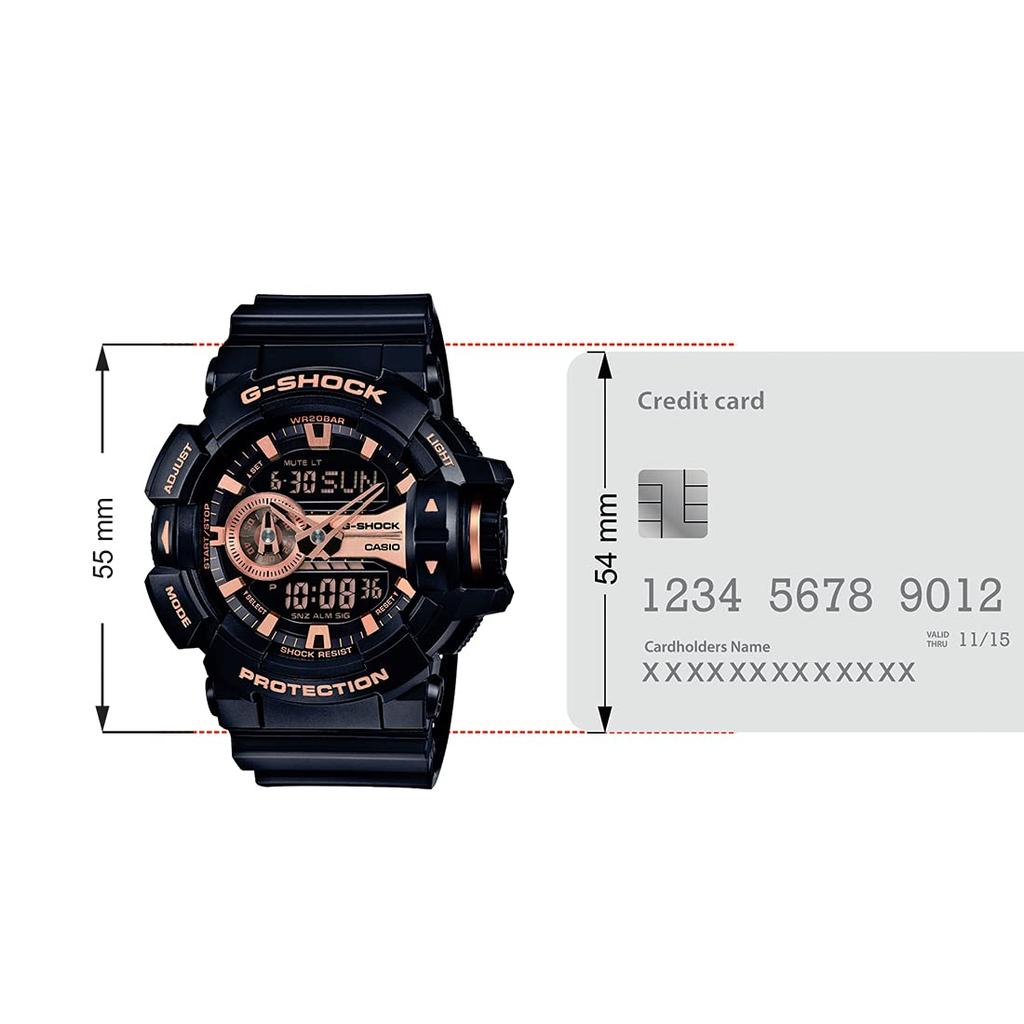 Casio G-Shock кварцевые мужские часы GA-400GB-1A4 черные