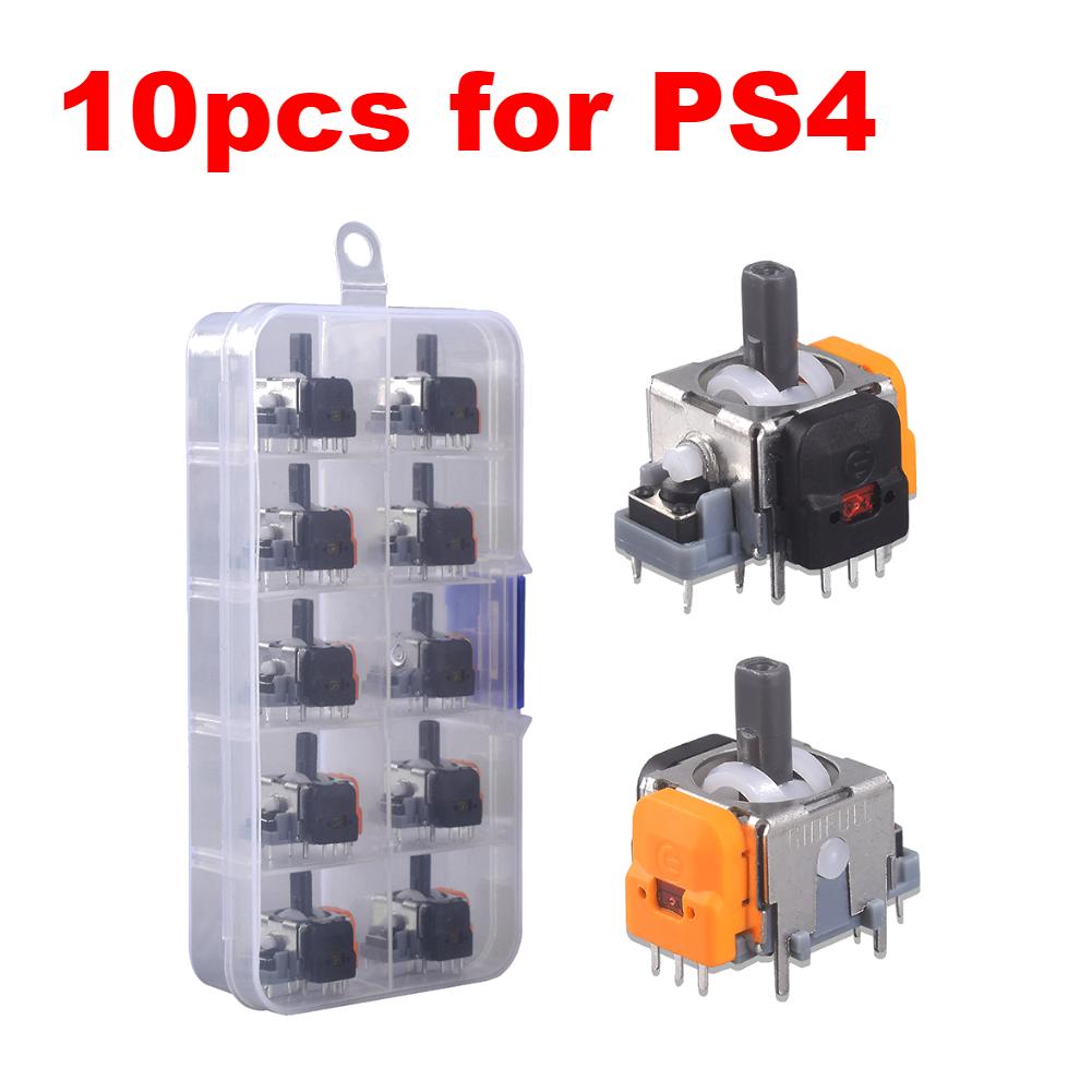 10/2PCS 3D Hall Effect Joystick Analog Stick Sensor Module No Drifting Thumbsticks Module Repair Parts for PS4/5 for XBox/Switch