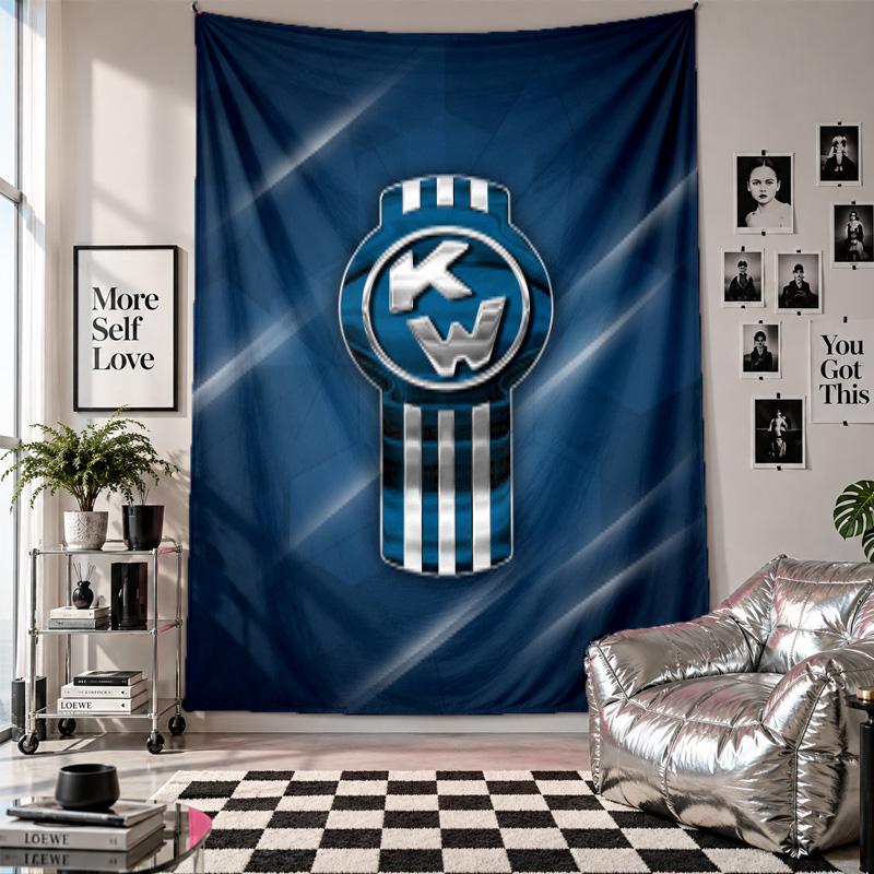 Kenworth Wall Tapestry Home Decor Wall Hanging Cloth for Bedroom Living Room Background