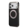 Бизнес Кожаный Вращающийся Держатель Позолоченный Чехол Для iPhone 17 ProMax 16 15 14 13 Pro Более Сильный Магнитный Ударопрочный чехол