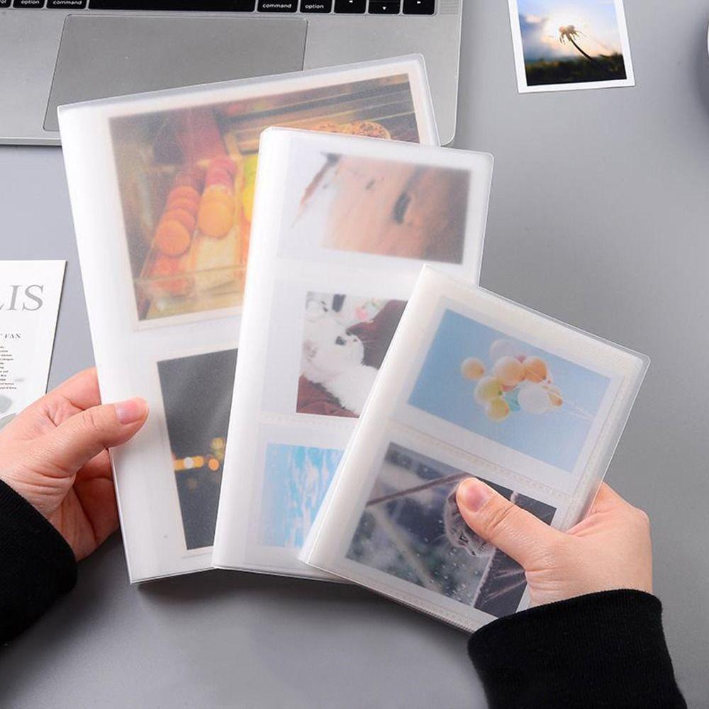 Простой ПВХ Фотоальбом 3 дюйма Портативный Держатель для Фотокарточек Прозрачный Коллекционер Карточек Идолов