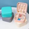 Portable Jewelry Organizer Display Travel Jewelry Case Boxes Travel Earrings Necklace Ring Jewelry Box Storage Organizer