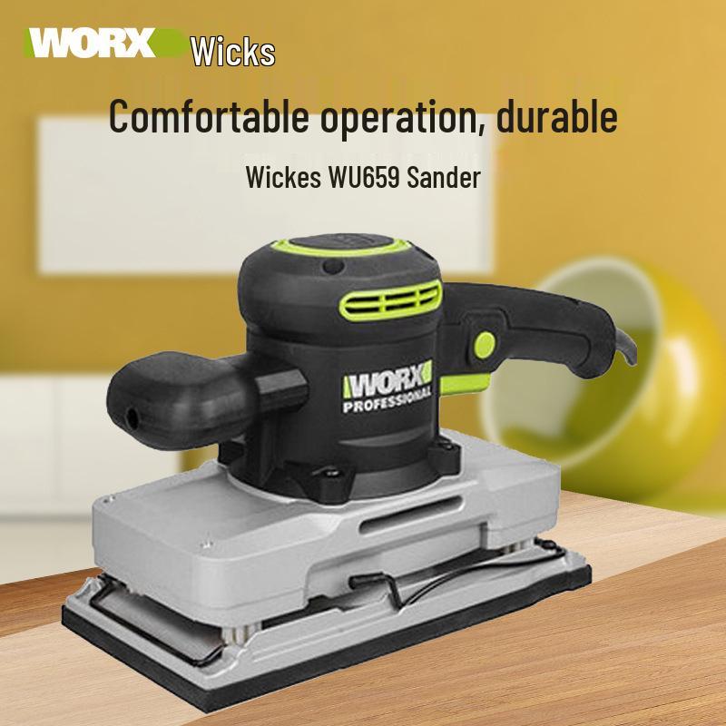 Электрическая шлифмашина/полировальная машина WORX WU659 для дерева и полировки ванной комнаты