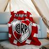 Customizable Football Throw Blanket – Personalized Name, All-Season Cozy Snug Blanket, Machine Washable, Personalized Blanket