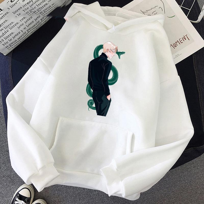 Draco Malfoy Print Hoodie Men Women Fashion Oversized Sweats