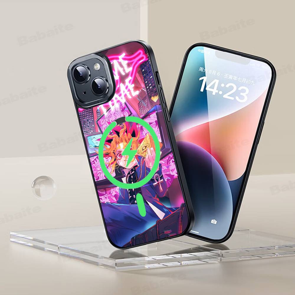 Card Game Yu Gi Oh For Magsafe Magnetic Phone Case Wireless PC+TPU For IPhone 11 12 13 14 15 16 17 Pro Max Plus