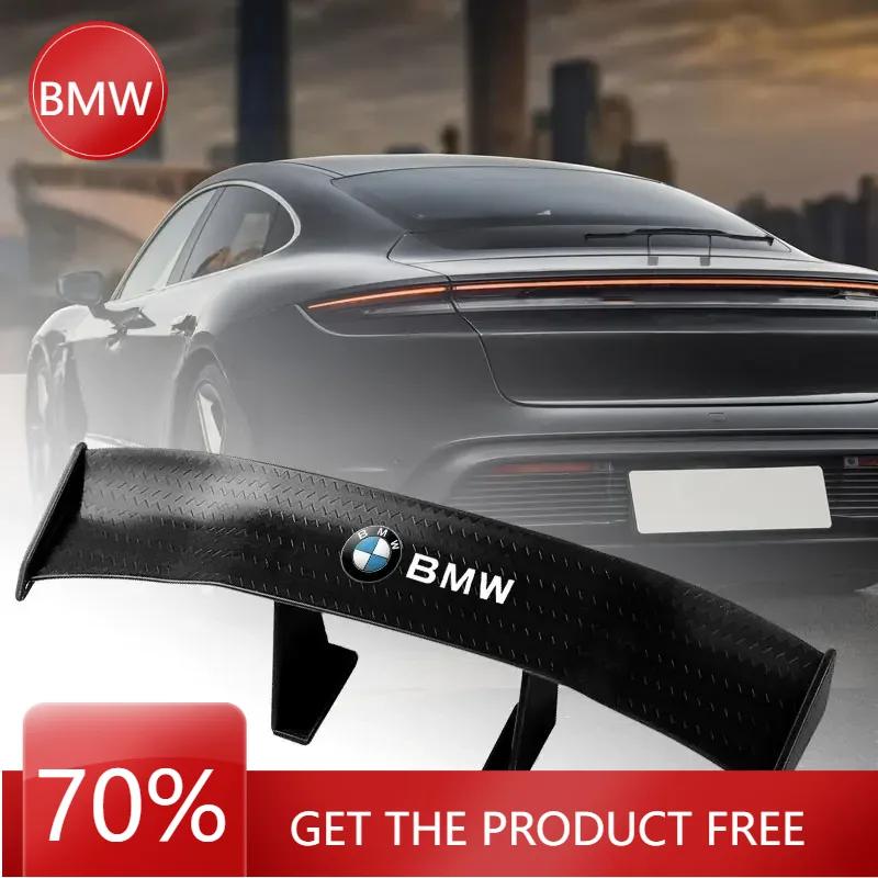 2025 Hot For BMW Car mini spoiler Tail Wing Carbon Fiber Look Tail Wings Model For BMW E36 E46 E90 E60 F10 F30 E39 F20 E87 E92 G