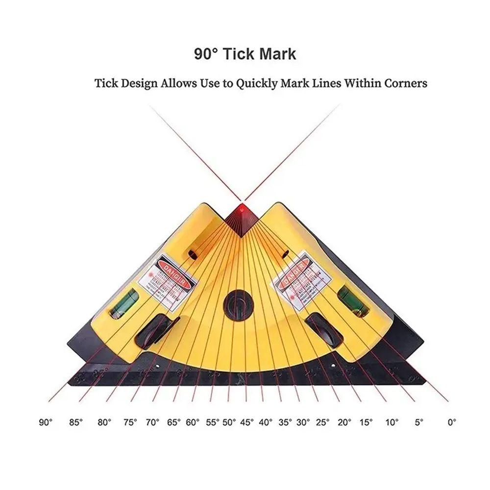 Точное измерение Прямой угол Заземляющий провод Инструмент Лазерный маркер линии Строительный инструмент