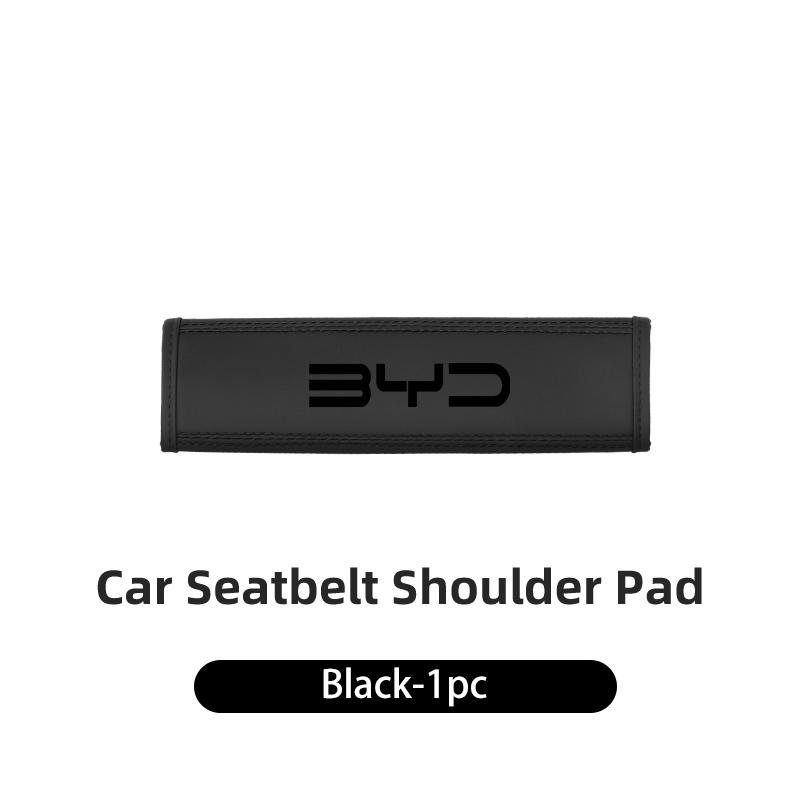 Car Pu Leather Seat Belt Safety Belt Cover Shoulder Protector Auto Accessories For BYD M6 G3 G5 T3 13 F3 F0 S6 S7 E5 E6 Tang qa2