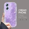 Милый мультяшный узор, кремовая текстура, мягкий силиконовый чехол с волнистыми краями, чехол для телефона для OPPO Reno Realme