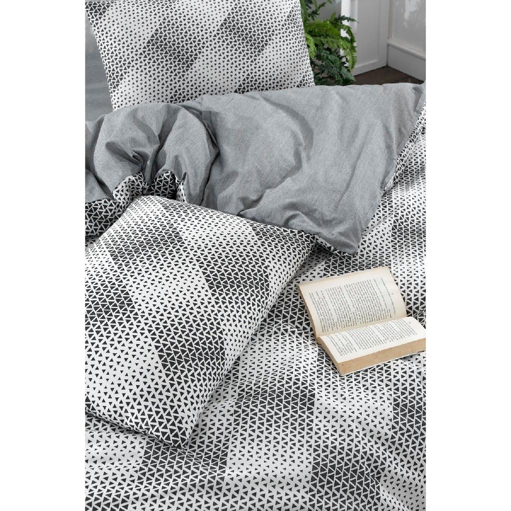 Tiles Single Patterned Duvet Cover Set, Elastic Sheet And 1 Pillowcase