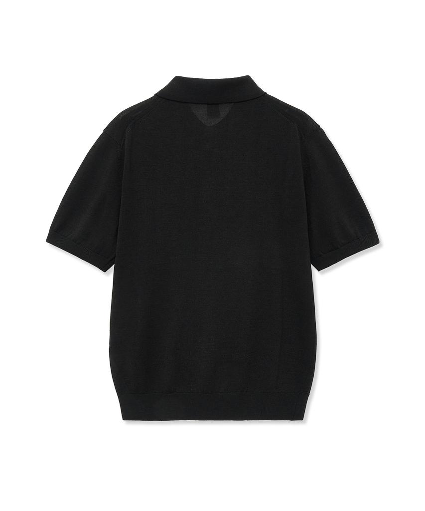 IOLO Solid Silky Half Collar_Black