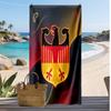 Германия Футбол Принт Пляжное Полотенце Быстросохнущее Супервпитывающее Мягкое Банное Полотенце для Плавания Пляжа Путешествий Фаната Сувенир Подарок