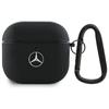 Mercedes Mea4Cslbk Чехол для AirPods 4       Черный/Черная кожа Металлический логотип