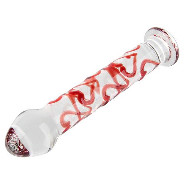 Красное сердце Новая хрустальная стеклянная палочка