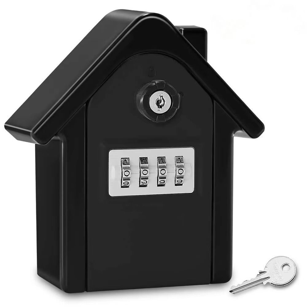 Resettable Combination Key Lock Box Waterproof Weatherproof Combination Lockbox Anti-double Opening High-capacity