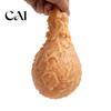 Realistic Fried Chicken Toy Leg Squeeze Toy, Stress Relief Drumstick Sensory Fake Stretchable Food Themed Toys Desk Fidget for Basket Stuffers, Party