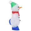 LED Christmas Decoration Snowman Figure Acrylic Indoor & Outdoor Use 30 cm