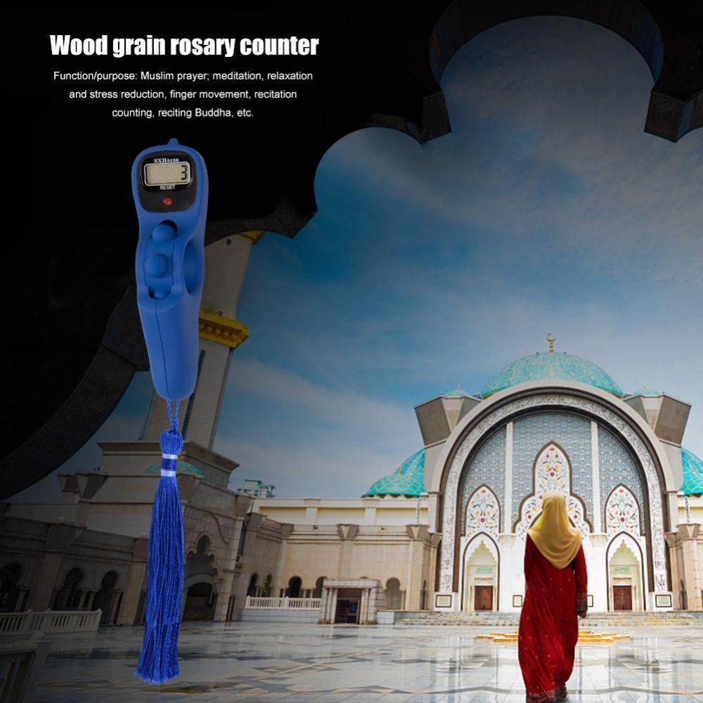 Новый тасбих Easy со светодиодом, сбрасываемый таймер для мусульманской молитвы, электронный цифровой счетчик