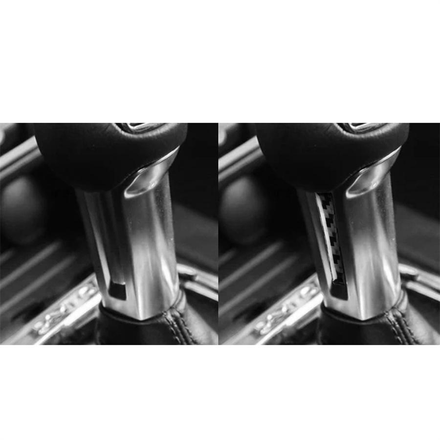 Carbon Fiber Handlebar Stickers For Ford Mustang 2015-2020 Interior Accessories