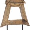 Christmas Tree with Stand Brown 120 cm Solid Teak Wood