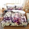 New 3D Printing Kawaii Girls bedding No Game No Life Bedding Set Cartoon Anime three-piece set Adult Kid Bedroom Duvetcover Set