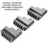 3pcs 20CrMnTi K11-100 Internal Jaw Long Service Life Internal Jaw Durable Hard Jaw Set  Lathe Chuck
