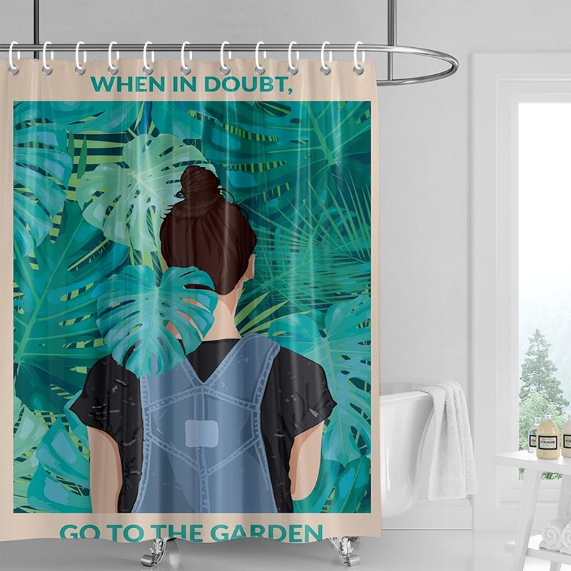 Американский Инс Занавеска для душа Абстрактная иллюстрация Занавеска для ванны Отель/Спа Перегородка для уединения 180X 200См 240 X180См