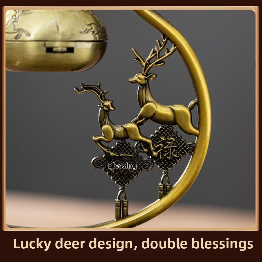 Вертикальная курильница в китайском стиле, цинковый сплав, хороший символизм, ароматерапия для помещений, сосновая тыква, винтажное сжигание благовоний